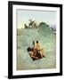 "No Chance to Be Alone", August 8, 1953-George Hughes-Framed Giclee Print