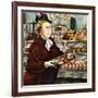 "NO Desserts," March 12, 1949-Constantin Alajalov-Framed Giclee Print