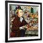 "NO Desserts," March 12, 1949-Constantin Alajalov-Framed Giclee Print