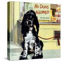 "No Dogs Allowed," August 24, 1946-Albert Staehle-Stretched Canvas