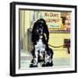 "No Dogs Allowed," August 24, 1946-Albert Staehle-Framed Giclee Print