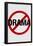 No Drama Allowed Humor Print Poster-null-Framed Poster