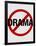 No Drama Allowed Humor Print Poster-null-Framed Poster