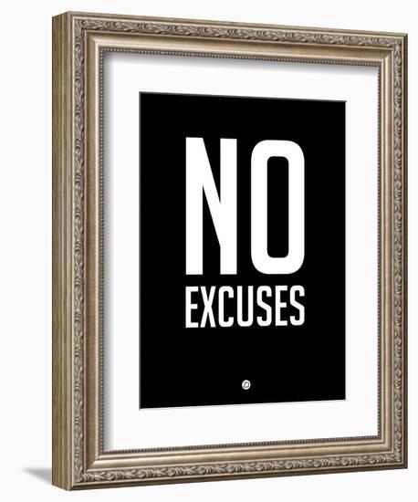 No Excuses 1-NaxArt-Framed Art Print