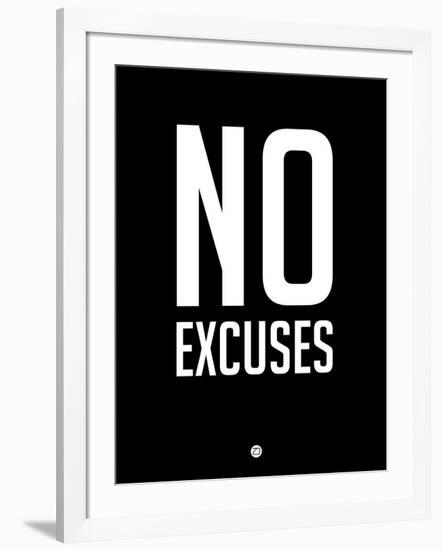 No Excuses 1-NaxArt-Framed Art Print