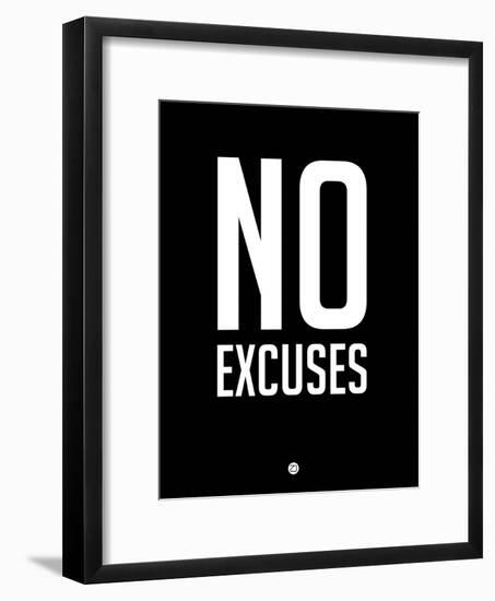 No Excuses 1-NaxArt-Framed Art Print