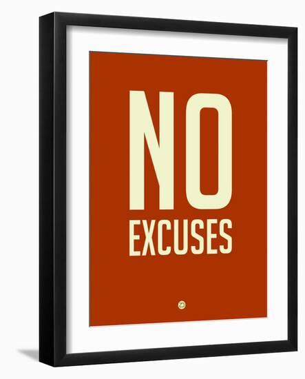 No Excuses 2-NaxArt-Framed Art Print