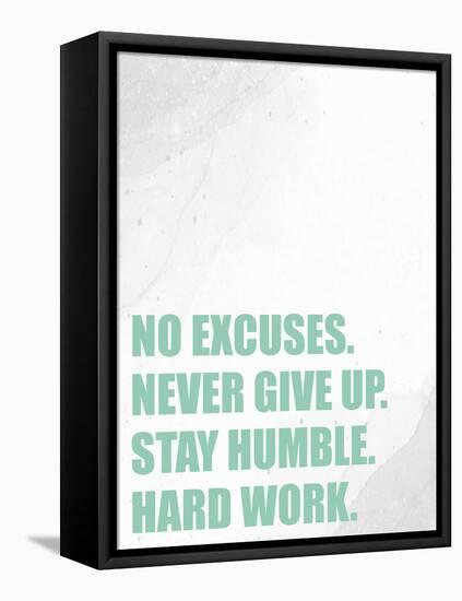 No Excuses-Kimberly Allen-Framed Stretched Canvas