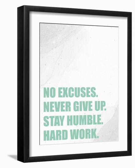 No Excuses-Kimberly Allen-Framed Art Print