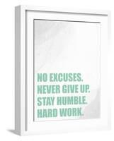 No Excuses-Kimberly Allen-Framed Art Print