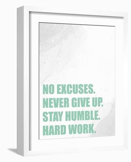 No Excuses-Kimberly Allen-Framed Art Print