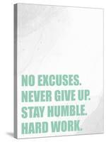 No Excuses-Kimberly Allen-Stretched Canvas