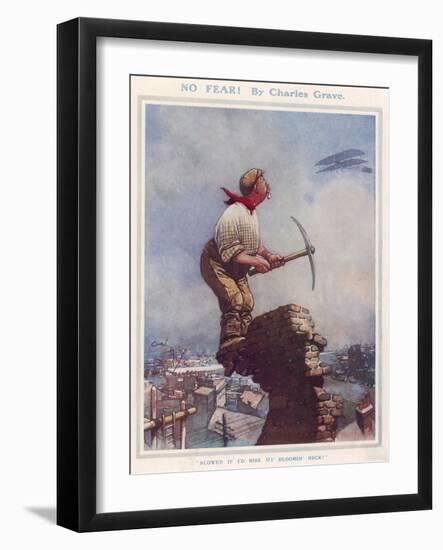 No Fear! by Charles Grave-null-Framed Art Print