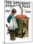 "No Girls Allowed," Saturday Evening Post Cover, May 15, 1926-Lawrence Toney-Mounted Giclee Print