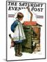 "No Girls Allowed," Saturday Evening Post Cover, May 15, 1926-Lawrence Toney-Mounted Giclee Print