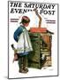 "No Girls Allowed," Saturday Evening Post Cover, May 15, 1926-Lawrence Toney-Mounted Giclee Print