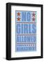 No Girls Allowed-John Golden-Framed Giclee Print