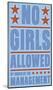 No Girls Allowed-John Golden-Mounted Giclee Print