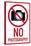 No graphy Plastic Sign-null-Stretched Canvas