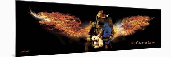 No Greater Love Fireman Rescue-Jason Bullard-Mounted Giclee Print