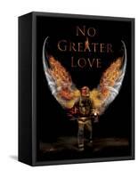 No Greater Love Fireman-Jason Bullard-Framed Stretched Canvas