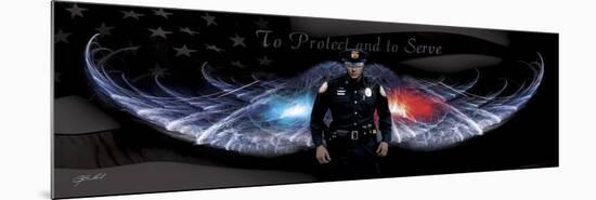 No Greater Love Police to Protect and to Serve-Jason Bullard-Mounted Giclee Print