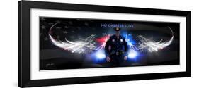 No Greater Love (Police)-Jason Bullard-Framed Art Print