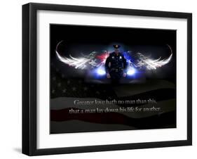 No Greater Love Police-Jason Bullard-Framed Giclee Print