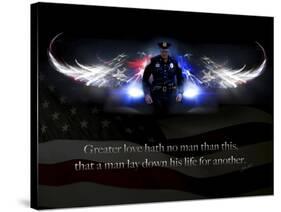 No Greater Love Police-Jason Bullard-Stretched Canvas