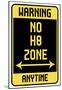 No H8 Zone Anytime-null-Mounted Poster