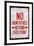 No Horcruxes Beyond This Point Warning Sign Poster-null-Framed Poster