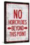 No Horcruxes Beyond This Point Warning Sign Poster-null-Stretched Canvas