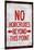 No Horcruxes Beyond This Point  - Warning Sign-null-Mounted Art Print