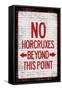 No Horcruxes Beyond This Point Warning-null-Framed Stretched Canvas