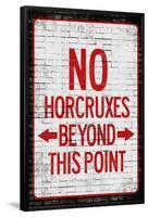 No Horcruxes Beyond This Point Warning-null-Framed Poster