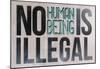 No Human-null-Mounted Poster