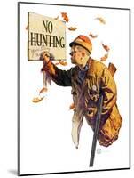 "'No Hunting',"October 28, 1939-Douglas Crockwell-Mounted Giclee Print