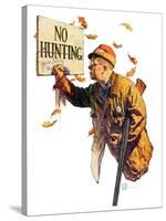 "'No Hunting',"October 28, 1939-Douglas Crockwell-Stretched Canvas