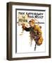 "'No Hunting'," Saturday Evening Post Cover, October 28, 1939-Douglas Crockwell-Framed Giclee Print