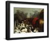 No Hunting Till the Weather Breaks' (Or 'Hunter and Hounds')-Edwin Henry Landseer-Framed Giclee Print