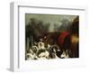 No Hunting Till the Weather Breaks' (Or 'Hunter and Hounds')-Edwin Henry Landseer-Framed Giclee Print