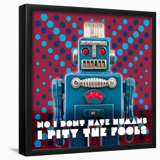 No I Don't Hate Humans-null-Framed Poster