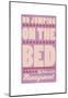 No Jumping on the Bed (pink)-John Golden-Mounted Print