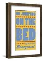 No Jumping on the Bed (yellow)-John Golden-Framed Giclee Print