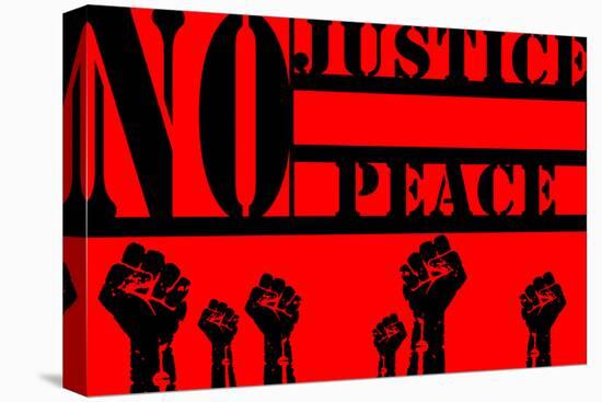 No Justice No Peace 9-null-Stretched Canvas