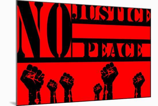 No Justice No Peace 9-null-Mounted Poster