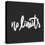 No Limits. Hand Lettering and Custom Typography for Your Designs: T-Shirts, Bags, for Posters,-Veronika M-Stretched Canvas