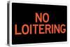 No Loitering Sign-null-Stretched Canvas