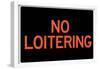No Loitering-null-Framed Poster