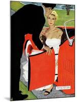 No Love Allowed, A - Saturday Evening Post "Leading Ladies", March 26, 1955 pg.26-Mac Conner-Mounted Giclee Print